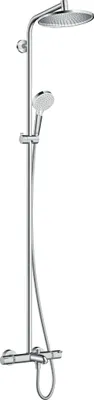 Immagine prodotto di hansgrohe Crometta S Tuyau de douche 240 1 jet avec thermostat de bain, chromé, 27320000, 27320000