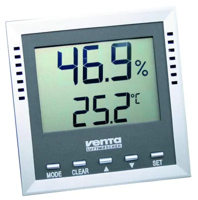 Zdjęcie produktu dla Higrometr wilgotnościomierz cyfrowy - Temperatura i wilgotność powietrza - Funkcja alarmu