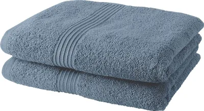 Produktbild von Set mit 2 TODAY-Handtüchern, 50 x 90 cm, 100 % Baumwolle – Denim