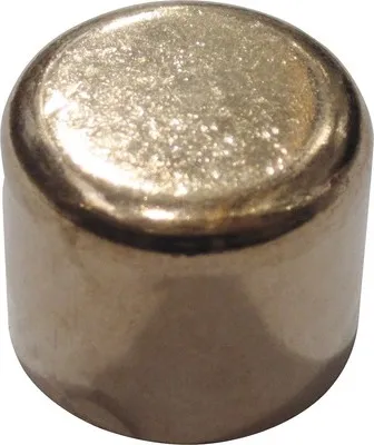 Zdjęcie produktu dla Zatyczka do rur, mosiężna, do lutowania, średnica 18 mm