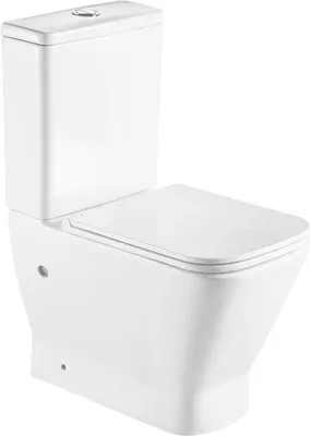 Produktbild von Modernes Stand-WC Keramik RHODAS niedriger Spülkasten