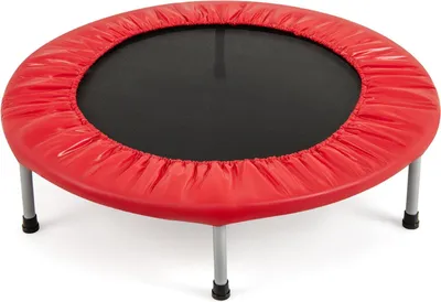 Immagine prodotto di Mini trampolino, pieghevole, 97 cm, capacità 150 kg, rosso