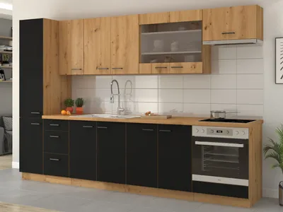 Obrázek produktu pro Kuchyňská linka MADERA 2 dub artisan / černá