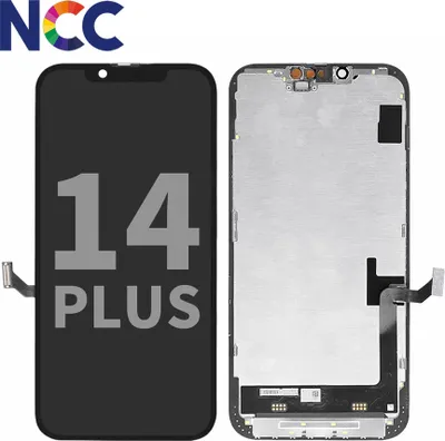 Produktbild von OEM NCC Prime Soft-OLED Display Touchscreen Bildschirm Schwarz für iPhone 14 Plus & Werkzeug