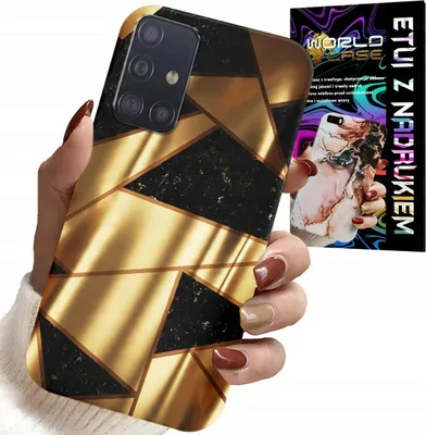Produktbild von Hülle Für Samsung Galaxy A51 - Gold Elegantes Design + Hydrofolie