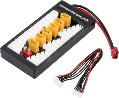 Produktbild von LiPo Batterie 3 Parallelladebretter Balance Charger Expansion Plate Adapter Board XT60 B6 UN-A6 für RC FPV