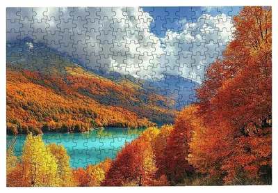 Produktbild von Ein 3000-teiliges Puzzle mit einem Herbstlandschaftsmotiv