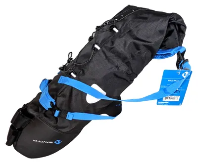 Produktbild von M-Wave Rough Ride Saddle L, Sattel, Fahrradtasche, Schwarz, 11 l, 150 mm, 530 mm