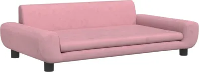 Obrázok produktu pre Pelech pre psa ružový 100x54x33 cm zamat