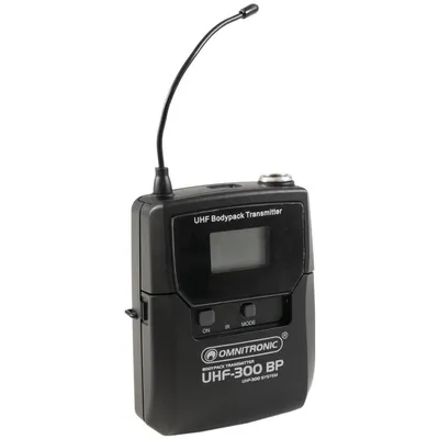Immagine prodotto di OMNITRONIC UHF-300 Taschensender 823-832/863-865MHz (13063308)