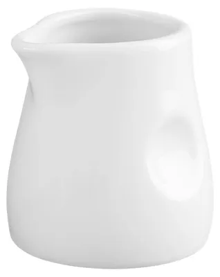 Porzellan-Milchkännchen 70 ml, 6 Stück, weiß, spülmaschinengeeignet
