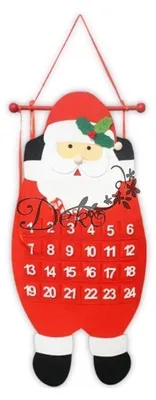 Produktbild von Adventskalender mit Sternen, Weihnachtsmann und Zwerg