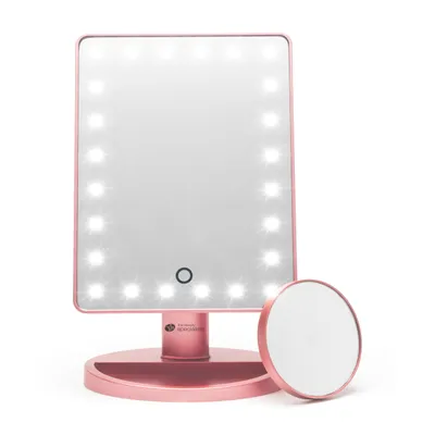 Produktbild von RIO 24 LED TOUCH DIMMBARER FRISIERSPIEGEL - Roségold / Kosmetikspiegel
