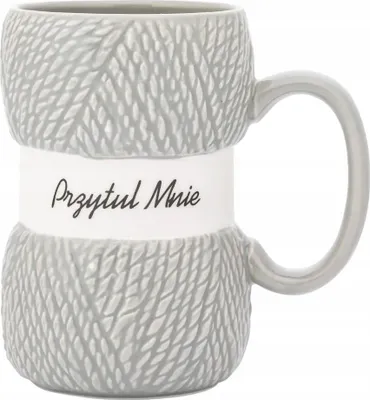 Obrázok produktu pre Kubek ceramiczny Włóczka 400 ml szary