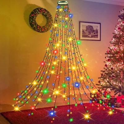 Lichterkette für Weihnachtsbaum, 400+20 LEDs, 8 Modi, IP44, 2 m