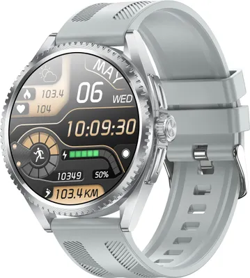 Produktbild von Smartwatch CF52 Silber mit Bluetooth-Anruffunktion und Musiksteuerung