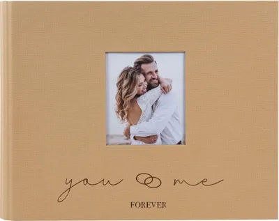 Image de Livre d'or Goldbuch Forever marron 25 x 20 cm, 100 pages blanches
