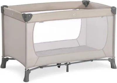 Productafbeelding van Campingbedje 120 x 60 cm - Opvouwbaar en kantelbestendig voor baby's vanaf de geboorte