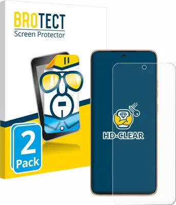 Produktbild von 2x Für Motorola Edge 50 Neo Schutzfolie BROTECT Displayschutz Display Schutz Folie Klar Transparent