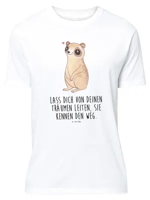 Produktbild von Mr. & Mrs. Panda S T-Shirt Plumplori Glücklich - Weiß - Geschenk, Lustige Sprüche, Lustiges, Glück, Niedlich, Shirt, oberteil, Tshirt