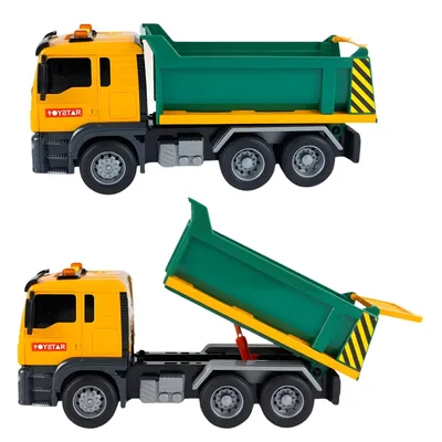 Produktbild von TOYSTAR Interaktiver LKW Kipper – Licht & Sound Spielzeugbaustelle Laster