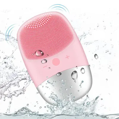 Produktbild von Elektrische Gesichtsreinigungsbürste USB Silikon – IPX7 wasserdicht 3-in-1 Tiefenreinigung | Mitesser Entferner