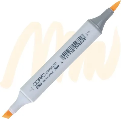Immagine prodotto di COPIC Sketch pennello e scalpello bifacciale, E000 Rosa pallido