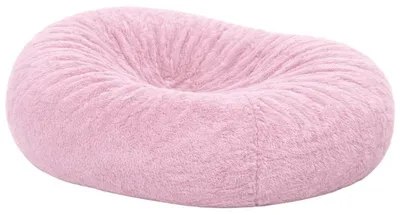 Immagine prodotto di Pouf lungo gigante finta pelliccia rosa 160 cm