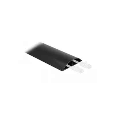 Produktbild von DeLOCK Kabelkanal selbstklebend 119 x 26 mm - Länge 1 m schwarz, Schwarz, PVC, Klebeband, 119 mm, 1 Stück(e)