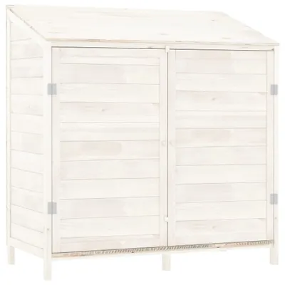 Immagine prodotto di Capanno da Giardino Bianco 102x52x112cm Legno Massello di Abete