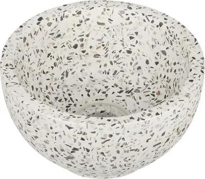 Obrázek produktu pro Umyvadlo na desku Differnz Ruz přírodní kámen černá bílá 23 x 23 x 12 cm 36.102.10