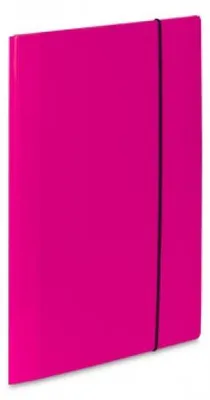 Produktbild von Vau-Pe Kartonmappe A4 Rosa mit Gummizug