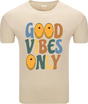 Obrázok produktu pre Diarbo pánske tričko s vtipnou potlačou Only good mood Beige veľkosť S