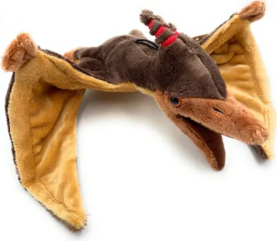 Produktbild von Onwomania Plüschtier Kuscheltier Stoff Tier Pteranodon Flug Dino Saurier 44cm Braun
