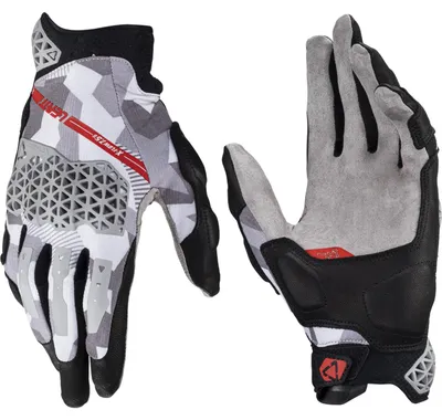 Produktbild von Leatt ADV X-Flow 7.5 Camo Short Motorrad Handschuhe, grau/schwarz, XL