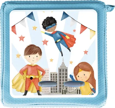 Produktbild von MeinBaby123® Toniebox Schutzfolie | Superhelden