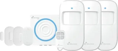 Productafbeelding van Draadloos Alarmsysteem voor Huis en Bedrijf - WLAN-Alarmset met Afstandsbediening en SOS-Functie