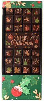 Produktbild von Weibler Tafel Adventskalender klassisch Zartbitter 70g