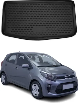 Immagine prodotto di Tappetino portabagagli per Kia Picanto 2017-2021 in gomma TPE nero