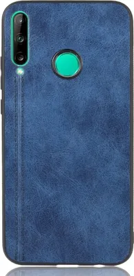 Produktbild von Mobigear Stitch  Huawei P40 Lite E Hülle Backcover - Blau