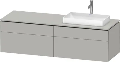 Produktbild von DURAVIT LC4871R07070000 Konsolen-WTU wandh L-Cube 550x1600x48