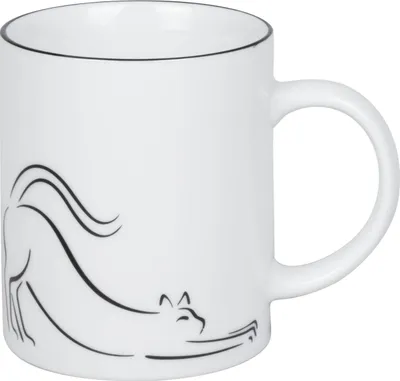 Produktbild von KÖNITZ 1110023018 Becher Hommage à Picasso - Le Chat (Die Katze) 300 ml aus Porzellan