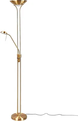 Produktbild von Lindby LED-Standleuchte Josefin, messing, Leselicht, dimmbar