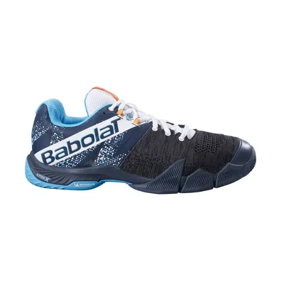Produktbild von Babolat Movea Padel-Tennis Padelschuhe Sportschuhe grau/blau/weiß 30S23571-3029, Schuhgröße:40.5 EU