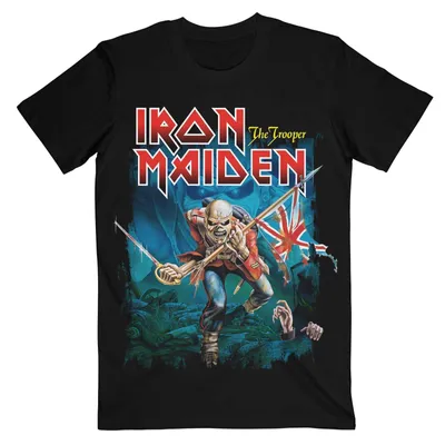 Obrázok produktu pre Iron Maiden Trooper Eddie Large Eyes Black XL Tričko