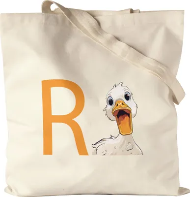 Produktbild von R Ente Jutebeutel Rente Geschenk Ruhestand Humorvolles Design