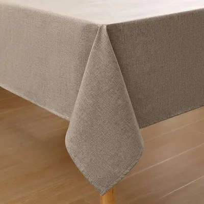 Zdjęcie produktu dla Wodoodporny obrus lniany 130 x 160 cm, kwadratowy, nadający się do prania