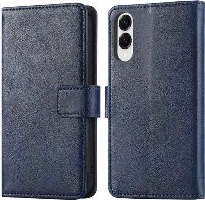 Zdjęcie produktu dla imoshion Luxe Bookcase dla Samsung Galaxy S25 Edge - ciemnoniebieski