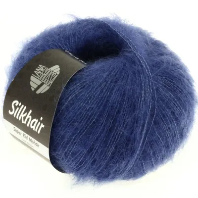 Produktbild von Lana Grossa Silkhair 079 Dunkelblau 25g