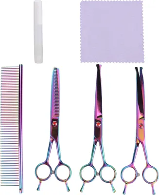 Produktbild von 7 Zoll 3 STÜCKE Haustier Hund Katze Professionelle Pflege Friseur Schere Schere Set